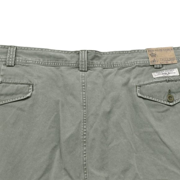 NEW Vintage Ralph Lauren Gellar Fatigue Cargo Shorts! 50 B Weathered Olive Green - Picture 4 of 4